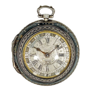 English silver pair cased oignon pocket watch Circa 1705