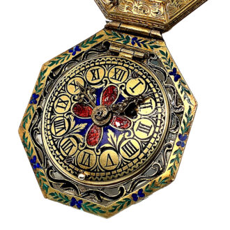 Austrian octagonal-shaped rock crystal pendant watch Circa 1870 Austrian octagonal-shaped rock crystal pendant watch Circa 1870