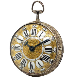 Rare Swiss quarter repeating Oignon-type pocket watch Circa 1710