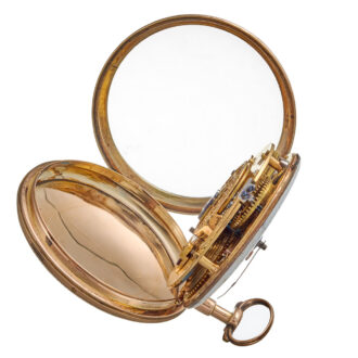 A French verge with date in a 18k open face case Circa 1785