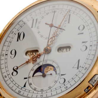 Swiss minute repeating chronograph calendar Circa 1900