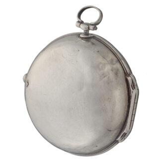 An early English verge with white enamel dial Circa 1716