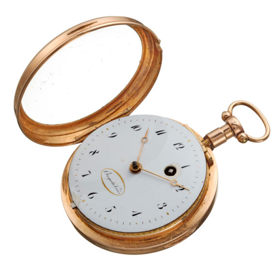A Breguet 18 carat gold French verge pocket watch Circa 1800 A Breguet 18 carat gold French verge pocket watch Circa 1800