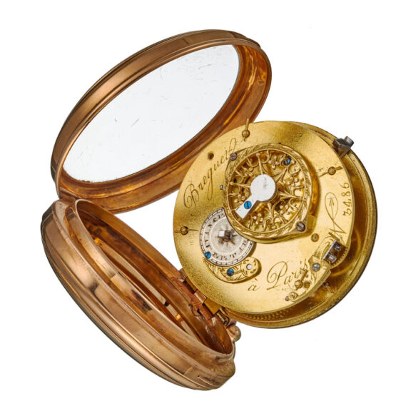 A Breguet 18 carat gold French verge pocket watch Circa 1800 A Breguet 18 carat gold French verge pocket watch Circa 1800