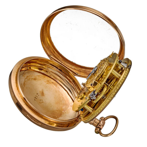 A Breguet 18 carat gold French verge pocket watch Circa 1800 A Breguet 18 carat gold French verge pocket watch Circa 1800