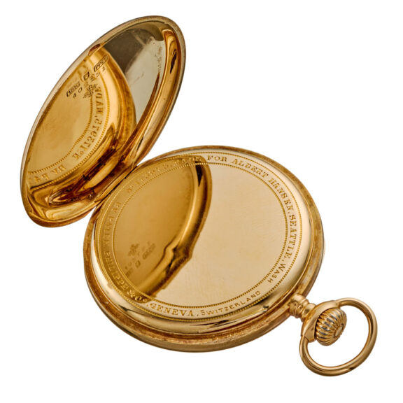 A 18 carat gold Patek Philippe pocket watch Circa 1920 A 18 carat gold Patek Philippe pocket watch Circa 1920