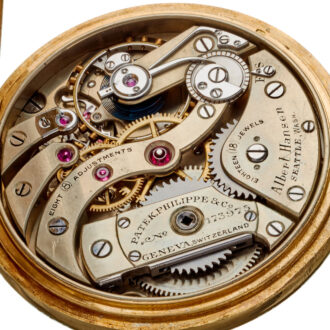 A 18 carat gold Patek Philippe pocket watch Circa 1920