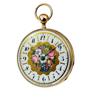 Swiss rose gold quarter repeating pocket watch Circa 1820