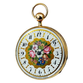 Swiss rose gold quarter repeating pocket watch Circa 1820