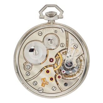 Swiss horological school stainless steel lever watch Circa 1935
