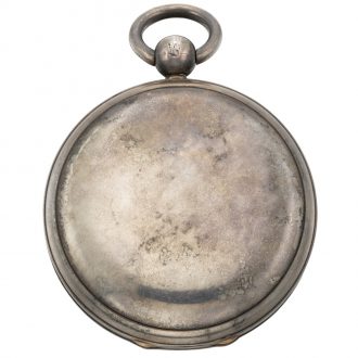 Rare Swiss silver twin barrel chronometer watch Circa 1829