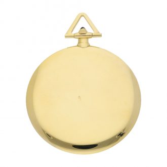 French gold lever watch with long gold Cartier chain Circa 1995