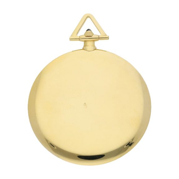 French gold lever watch with long gold Cartier chain Circa 1995 French gold lever watch with long gold Cartier chain Circa 1995