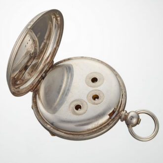 A Swiss central seconds cylinder pocket watch Circa 1880