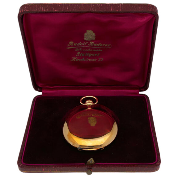 Swiss 14K yellow gold full hunter pocket watch Circa 1905 Swiss 14K yellow gold full hunter pocket watch Circa 1905