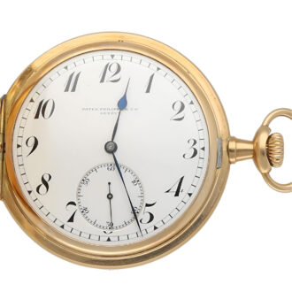 Swiss 14K yellow gold full hunter pocket watch Circa 1905