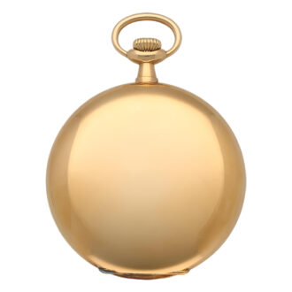 Swiss 14K yellow gold full hunter pocket watch Circa 1905