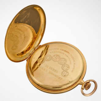 92c A Swiss lever in a gold monogram hunter case Circa 1939