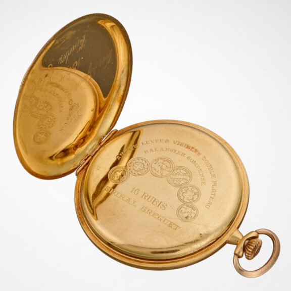 92c A Swiss lever in a gold monogram hunter case Circa 1939