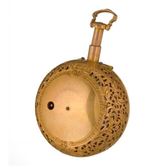 A 20 Carat gold quarter repeating verge watch Circa 1740