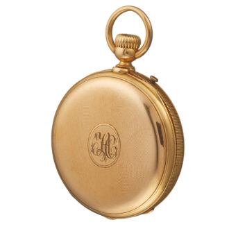 A Swiss quarter repeater, movement by Audemars Circa 1882 A Swiss quarter repeater, movement by Audemars Circa 1882