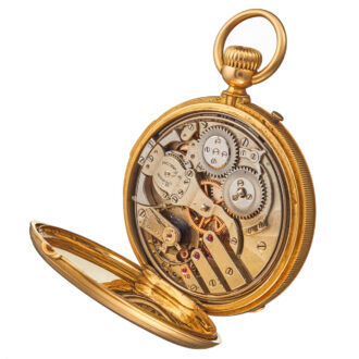 A Swiss quarter repeater, movement by Audemars Circa 1882 A Swiss quarter repeater, movement by Audemars Circa 1882