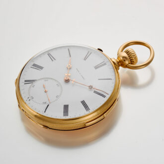 A Swiss quarter repeater, movement by Audemars Circa 1882 A Swiss quarter repeater, movement by Audemars Circa 1882