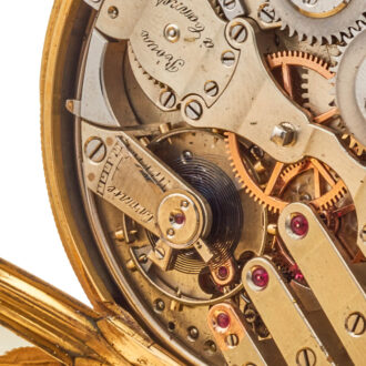 A Swiss quarter repeater, movement by Audemars Circa 1882 A Swiss quarter repeater, movement by Audemars Circa 1882
