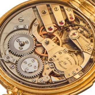A Swiss quarter repeater, movement by Audemars Circa 1882 A Swiss quarter repeater, movement by Audemars Circa 1882