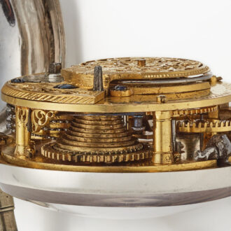 English verge with painted dial in silver pair cases Circa 1786