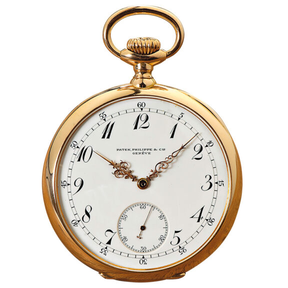 Swiss 18k gold pocket watch with lever chronometer Circa 1910