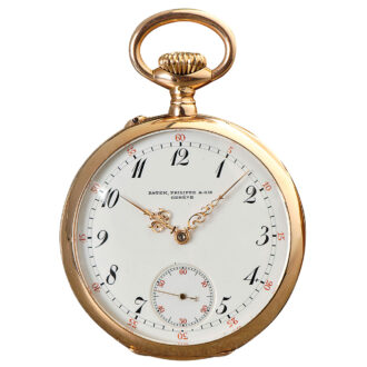 Swiss pocket watch with original box and certificate Circa 1900