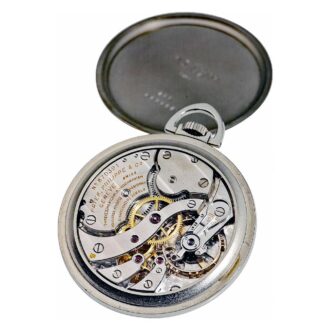 Swiss elegant steel cased Art Deco dress watch Circa 1938