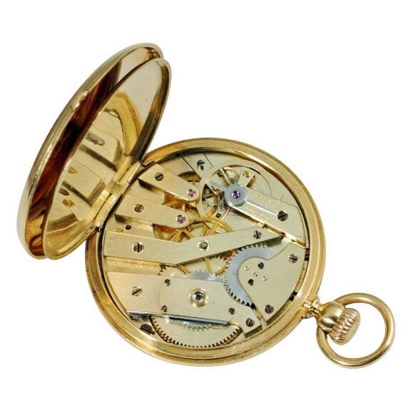 Swiss rare pocket watch with matching tortoiseshell box Circa 1860 Swiss rare pocket watch with matching tortoiseshell box Circa 1860