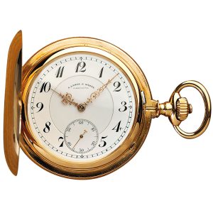 German 18k gold heavy Glashütte pocket watch Circa 1910