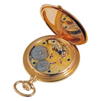 German 18k gold heavy Glashütte pocket watch Circa 1910