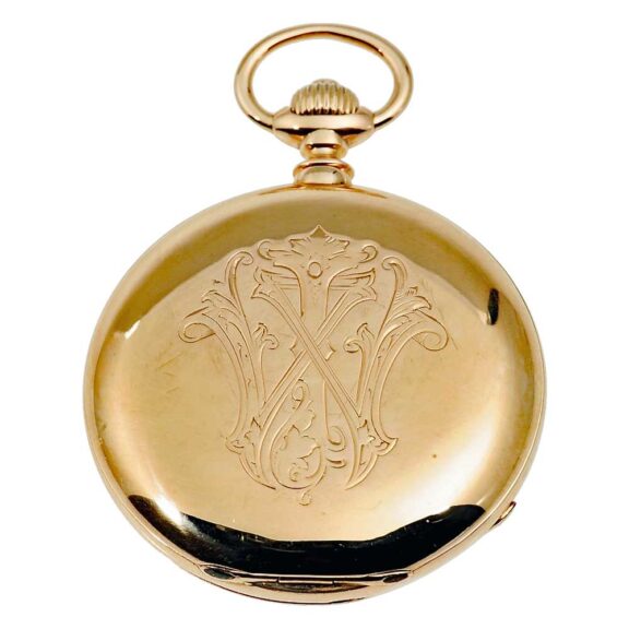 German 18k pink gold Glashütte pocket watch Circa 1885 German 18k pink gold Glashütte pocket watch Circa 1885