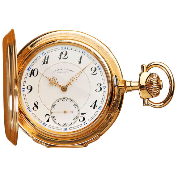 German 18k rose gold Glashütte lever chronometer Circa 1885