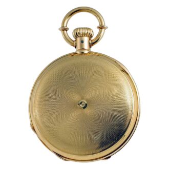 German 18k gold heavy Glashütte pocket watch Circa 1875