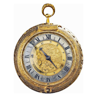 French important clock coach watch with alarm Circa 1650