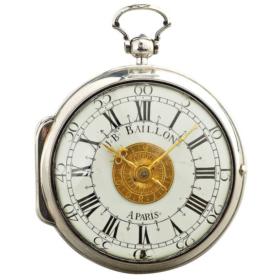 French early, attractive coach clock with alarm Circa 1740
