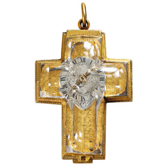 French remarkable Renaissance crucifix pendant watch Circa 1650