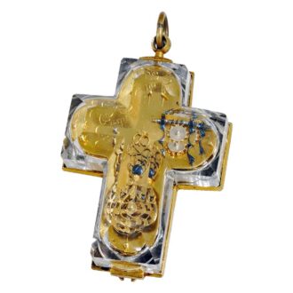 French remarkable Renaissance crucifix pendant watch Circa 1650
