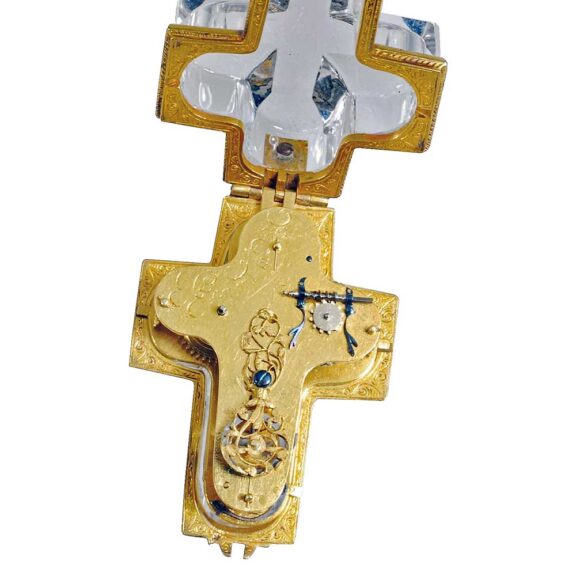 French remarkable Renaissance crucifix pendant watch Circa 1650 French remarkable Renaissance crucifix pendant watch Circa 1650