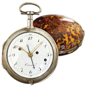 Swiss repeating coach clock with strike and alarm Circa 1790 Swiss repeating coach clock with strike and alarm Circa 1790