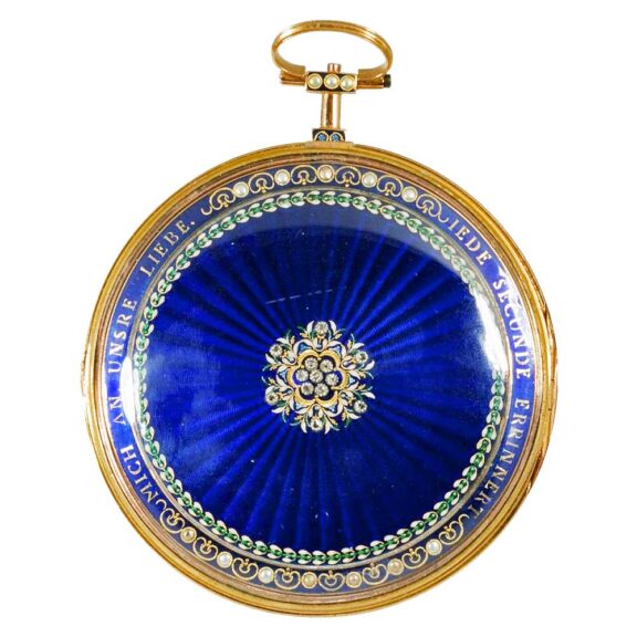 French ultra-thin watch for the German market Circa 1790 French ultra-thin watch for the German market Circa 1790