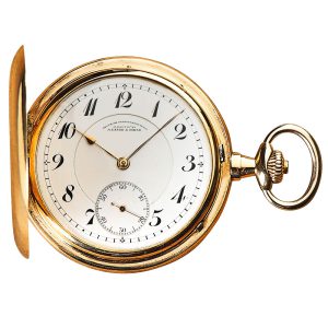 German 14k gold Glashütte pocket watch Circa 1919