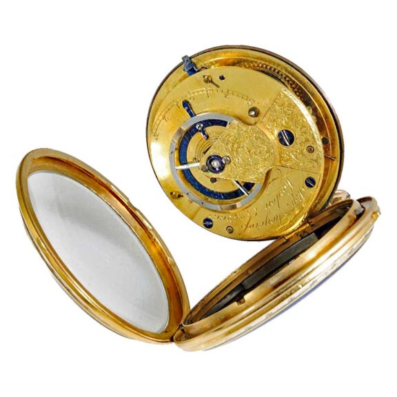 English excellent verge watch in a protective case Circa 1800 English excellent verge watch in a protective case Circa 1800