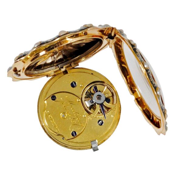 Swiss charming watch with cylinder escapement Circa 1840 Swiss charming watch with cylinder escapement Circa 1840