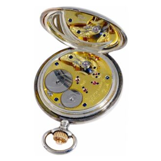 German silver Glashütte hunting cased pocket watch Circa 1904